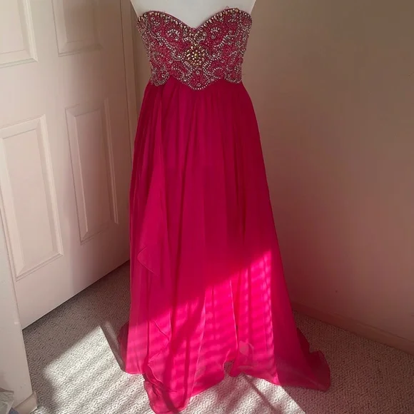 Sherri Hill | Dresses | Sherri Hill Hot Pink Formal Dress | Poshmark